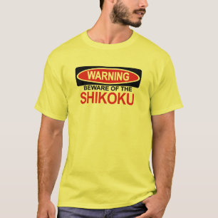 T-shirts Beware de Shikoku