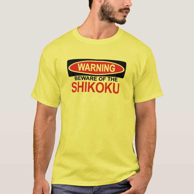 T-shirts Beware de Shikoku (Frente)