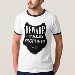 T-shirts Beware dos profetas falsos