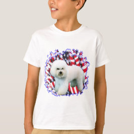 T-shirts Bichon Frise Patriot