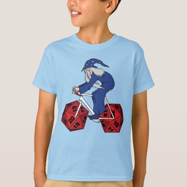 T-shirts Bicicleta da equitação do feiticeiro com as 20 (Frente)