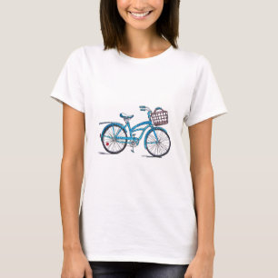 T-shirts Bicicleta de Bolinhas de Aquarela