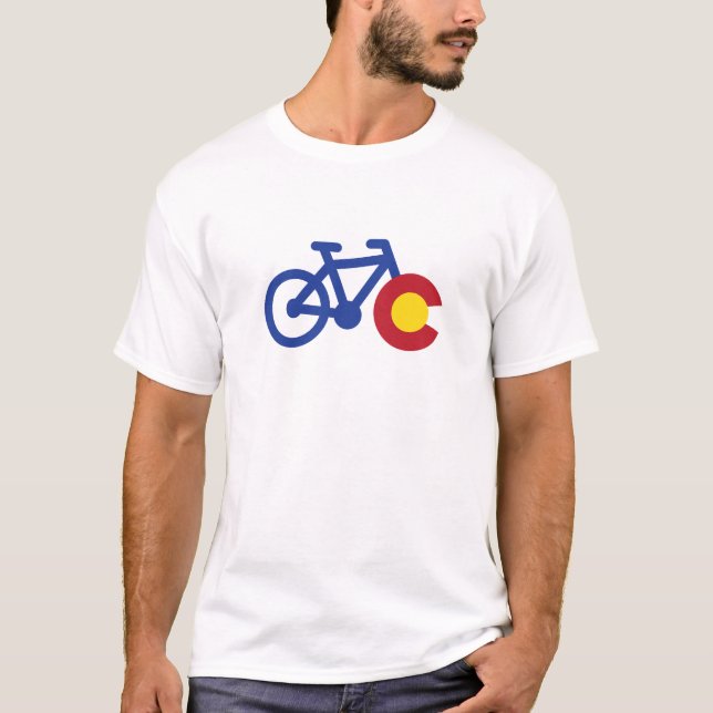 T-shirts Bicicleta de Colorado (Frente)