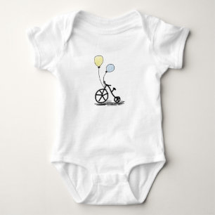 T-shirts Bicicleta e balões
