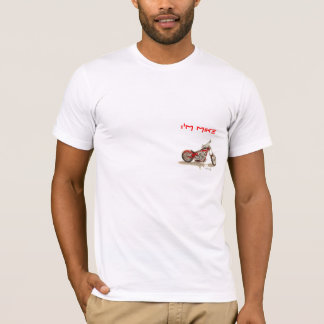 T-shirts Bicicleta feita sob encomenda do projeto de Mike