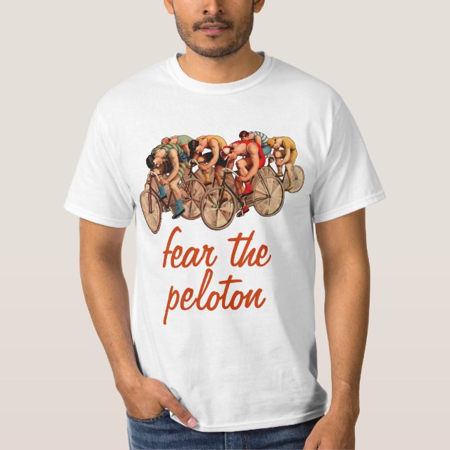 T-shirts Bicicleta que compete o Tshirt do humor do Peloton (Frente)