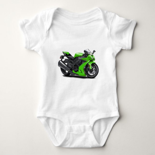 T-shirts Bicicleta verde de Ninja (Frente)