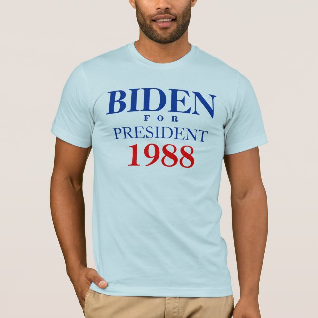 T-shirts BIDEN, F   O   R, PRESIDENTE, 1988 - personalizado (Frente)