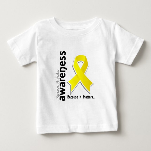 T-shirts Bifida espinal da consciência 5 (Frente)