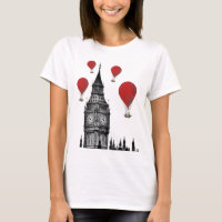 Big Ben e Red Hot Air Balloons 2
