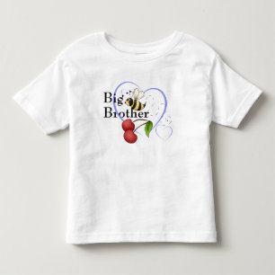 T-shirts Big Brother Bumble Bee Cherry Blue Heart