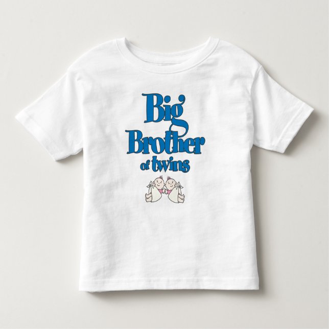 T-shirts Big Brother das Gêmeas (Frente)
