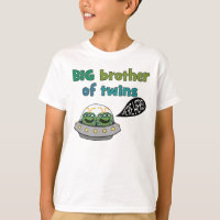 Big brother dos gêmeos "nós estamos aqui! "