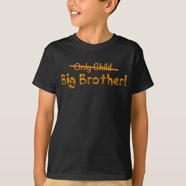 T-shirts Big brother (filho único cruzado para fora) bonito (Frente)
