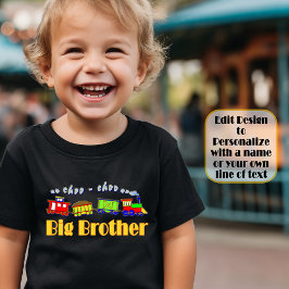 T-shirts Big Brother Whimsical Choo Train