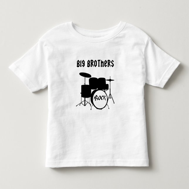 T-shirts Big Brothers Rock! (Frente)