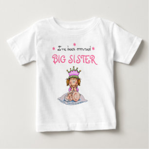 T-shirts big sister crowned