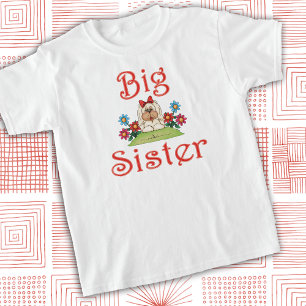 T-shirts Big Sister Fluffy Pup 7
