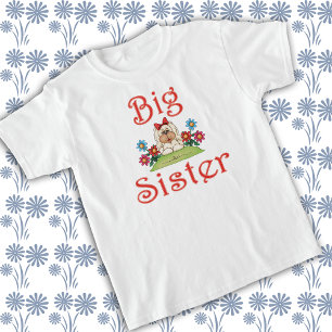 T-shirts Big Sister Fluffy Pup 7