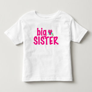 T-shirts Big Sister Owl