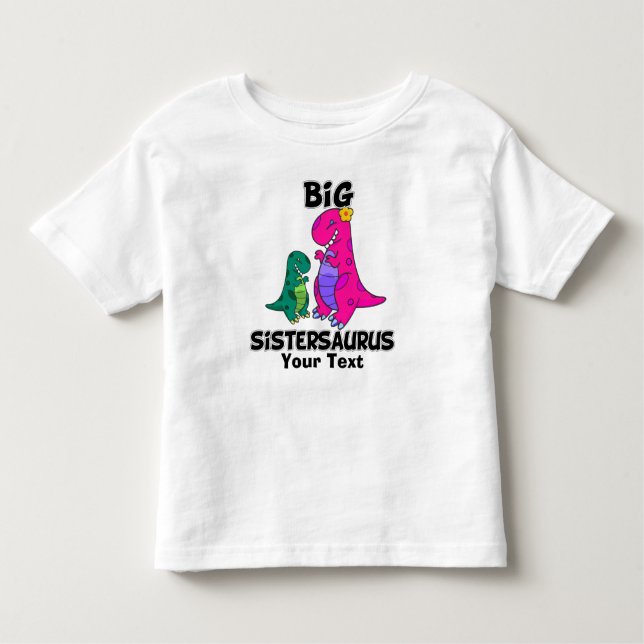 T-shirts Big Sistersaurus (Frente)