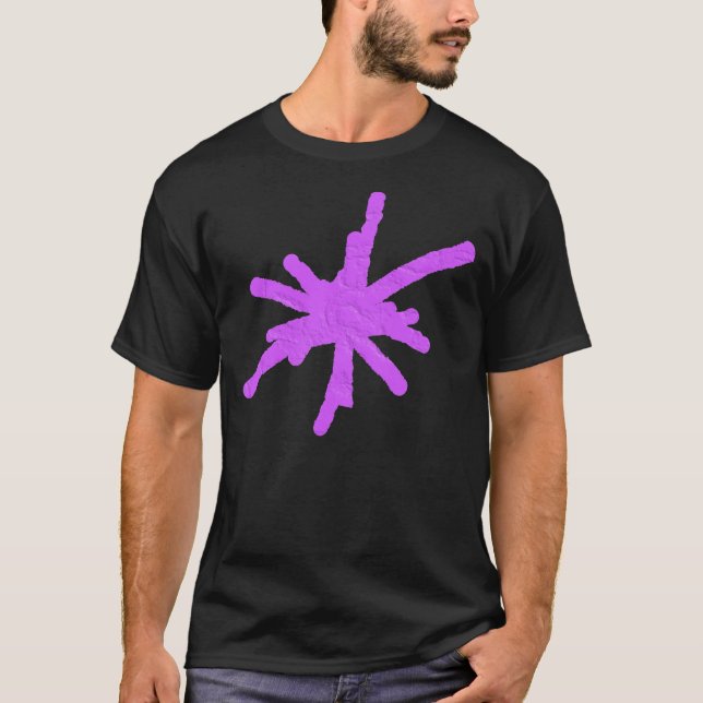 T-shirts Big Spark - Púrpura Plaster (Frente)