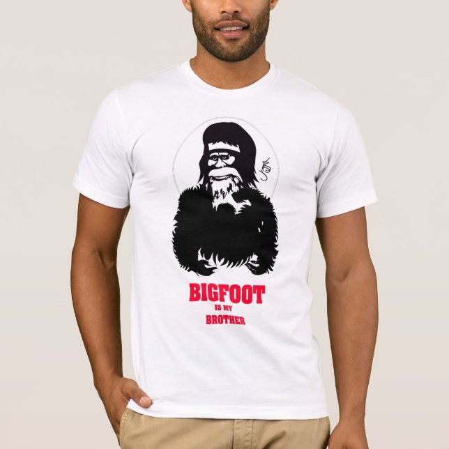 T-shirts Bigfoot é meu irmão (Frente)