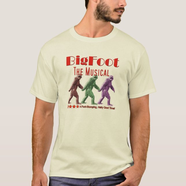 T-shirts BigFoot o Musical (Frente)