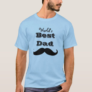 T-shirts Bigode do pai do mundo o melhor