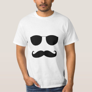 T-SHIRTS BIGODE DOS ÓCULOS DE SOL