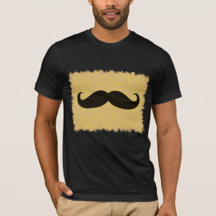 T-shirts Bigode Negro na pele-leopardo