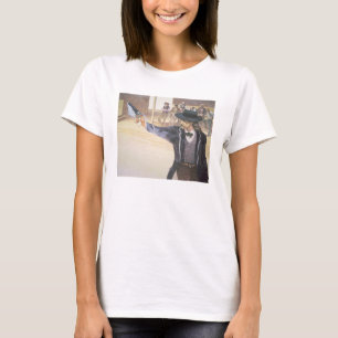 T-shirts "Bill selvagem" Hickok (1837-76) demonstra sua