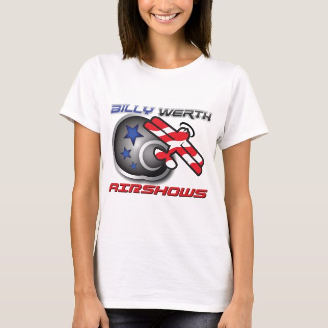 T-shirts Billy Werth Airshows (Frente)