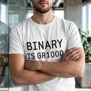 T-shirts Binário é Incrível (ICR)