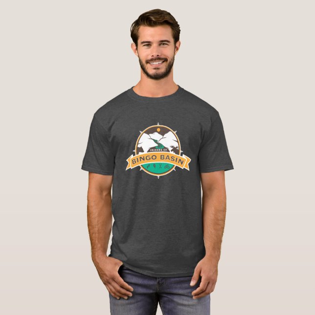 T-shirts Bingo T dos homens (Frente Completa)