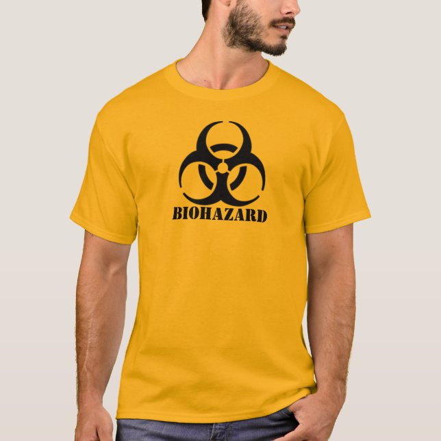 T-shirts Biohazard (Frente)