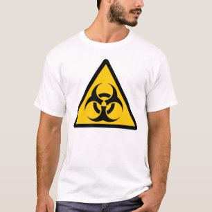 T-shirts Biohazard - bichrome yellow/black
