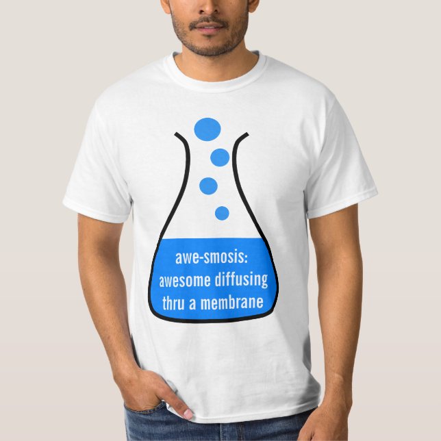 T-shirts Biologia & química: A ciência de ensino é (Frente)