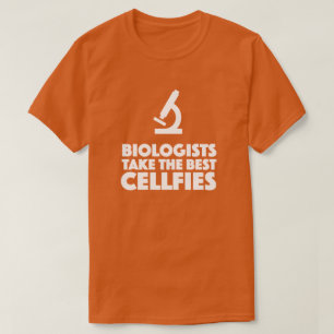 T-shirts Biólogos pegam o melhor microscópio de células