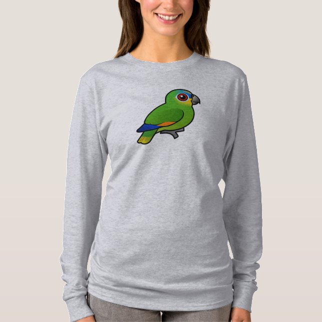 T-shirts Birdorable Alaranjado-voou Amazon (Frente)