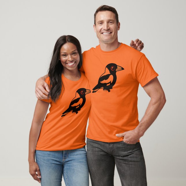 T-shirts Birdorable Australian Magpie (Unissex)