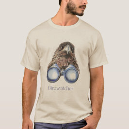 T-shirts Birdwatcher Hawk Bird A Observar-Te Humor