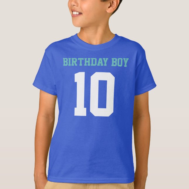 T-shirts Birthday Boy 10 (Frente)