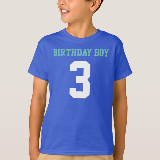 T-shirts Birthday Boy 3 (Frente)
