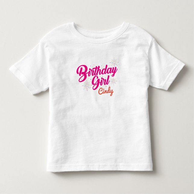 T-shirts Birthday Girl (Frente)