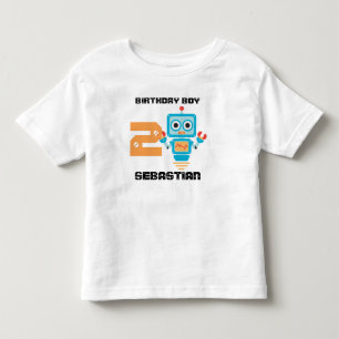T-shirts Birthday Robot Age Tshirt