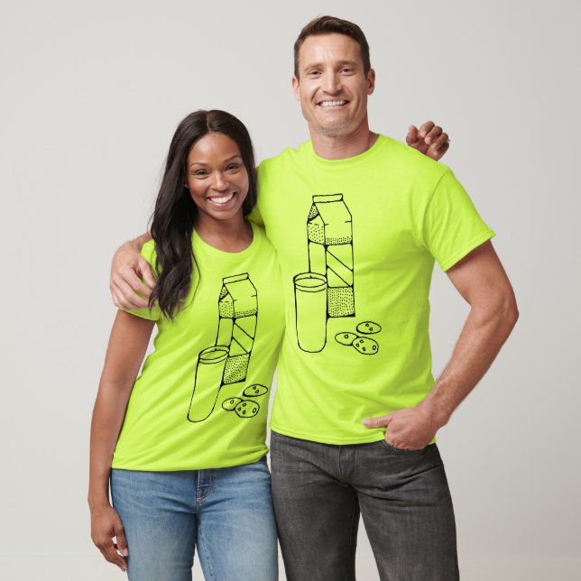 T-shirts biscoito de leite doces personalizado personalizar (Unissex)