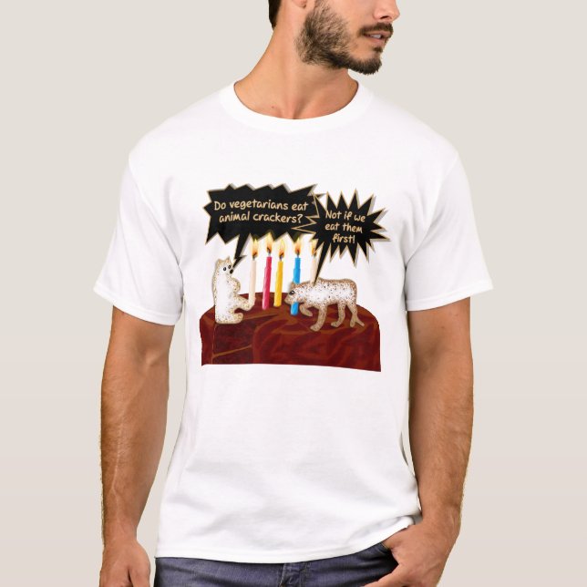 T-shirts Biscoitos animais (Frente)