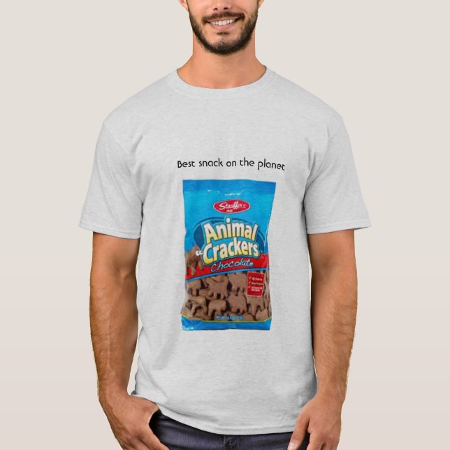 T-shirts biscoitos do animal do chololate (Frente)