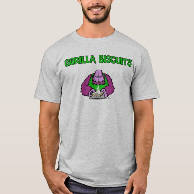 T-shirts Biscoitos do gorila (Frente)